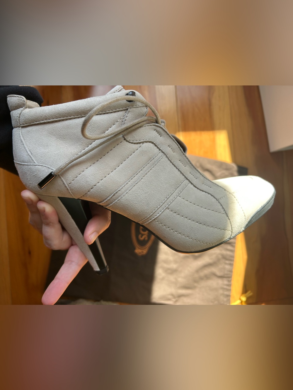 Tod’s Leather Lace-Up Ankle Boots - Picture 12 of 16